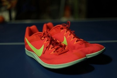 Nike Men's Zoom Rival XC 5 Orange Track Field Distance Spikes Size 10