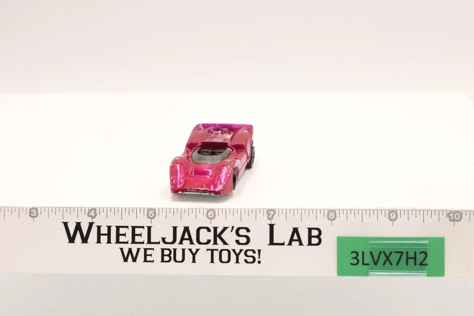 McLaren M6A rosa cremoso #2 1969 Redline Hot Wheels Mattel vintage RL Foto 2 de 4