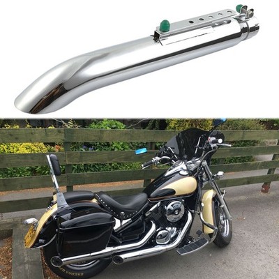 1pc Motorcycle Slip-On Exhaust Muffler Pipe For Kawasaki Vulcan VN 800 900 S 650