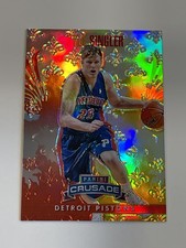 2013-14 Panini Crusade Basketball Crusade Red #/349 - Kyle Singler - Pistons