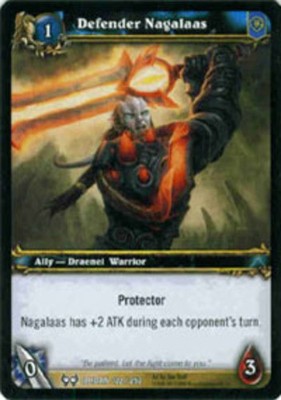 Heavy Play WoW TCG Defender Nagalaas The Hunt for Illidan World of Warcraft