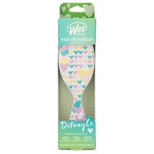 Wet Brush Kids Detangler Midi Hearts Ultra Soft Tangle Brush for All Hair Types