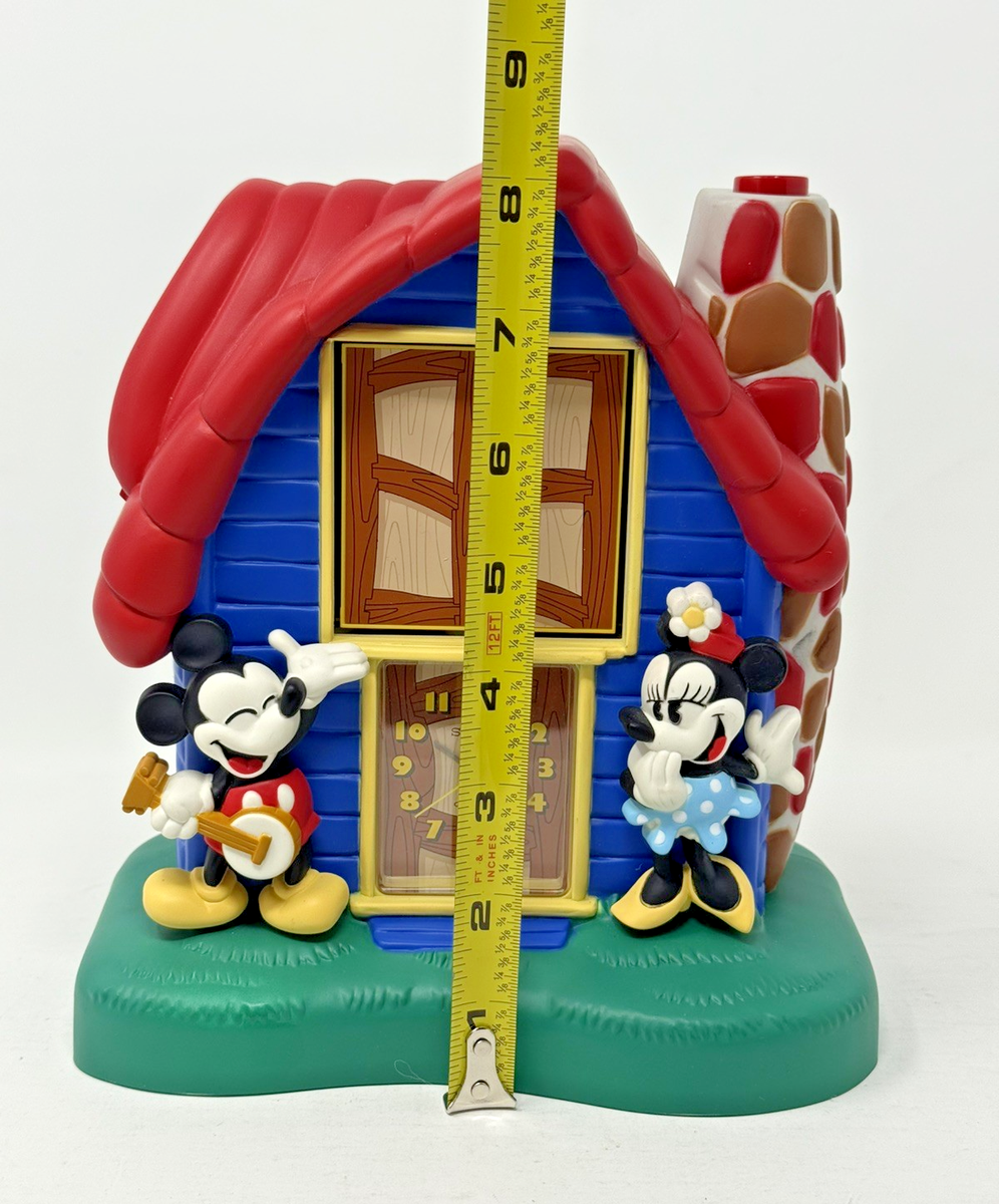 Mickey Minnie & Donald Vintage Seiko Disney Talking Tabletop Alarm