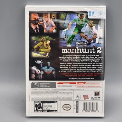 RARE BRAND NEW SEALED Manhunt 2 (Nintendo Wii, 2007) 710425341632