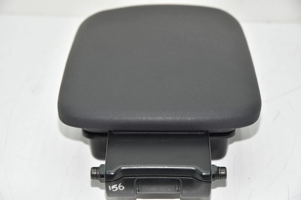 💎 2008-2011 Volvo S40 Black Vinyl Center Console Armrest Lid Storage OEM - Image 4 of 4