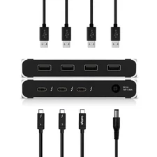 CalDigit Thunderbolt 4 Element Hub | 4 USB4 Ports, 8K | 4K Display Support, 6...