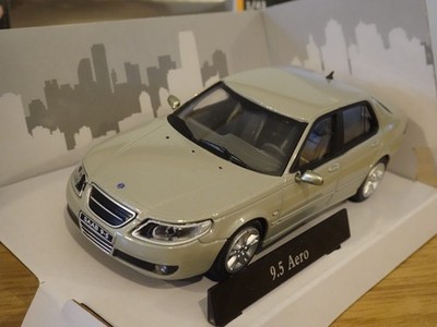 CARARAMA SAAB 95 9-5 AERO PEARL CAR MODEL 4-46560 1:43