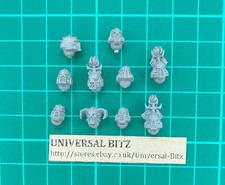 Noise Marines Heads x 10 J Emperor’s Children Warhammer 40K C5 A