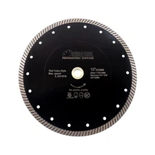 SHDIATOOL Diamond Turbo Blade 10 - Inch Super Thin Cutting Disc for Porcelain...