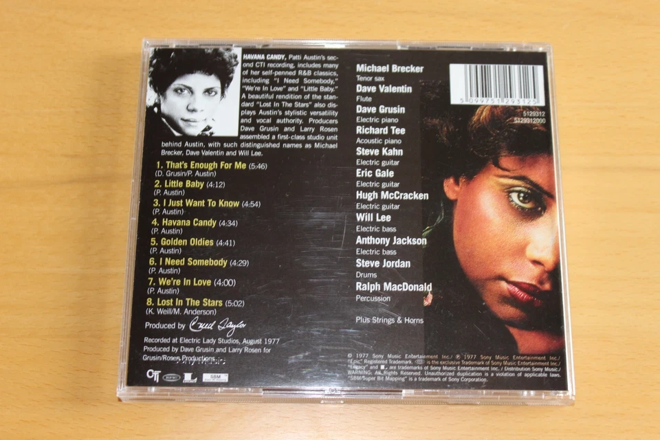 Patti Austin CD Havana Candy CTI Remastered die CD und Cover sind neuwertig ! - Bild 3 von 3
