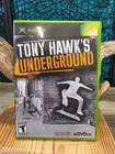 TONY HAWK'S UNDERGROUND ORIGINAL XBOX 2004 BLACK LABEL RATED T COMPLETE TESTED