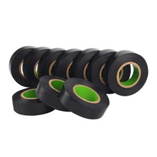 Electrical Tape 10 Rolls Professional Electric Tape Waterproof or Black Tape and