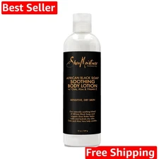 Soothing Body Lotion for Troubled Skin African Black Soap Lotion with Shea Bu...