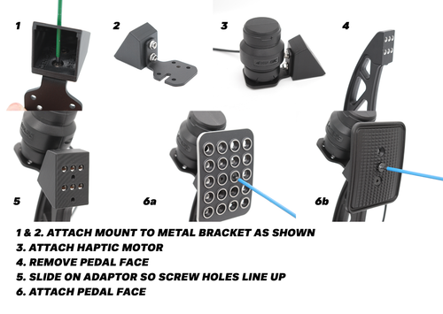 Asetek Mount for Simagic Neo Haptic Pedal Reactor - Picture 9 of 10