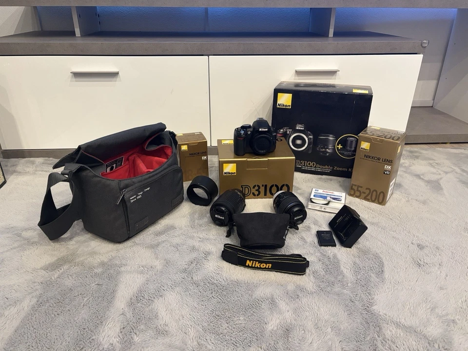 Nikon D3100 Double Zoom Kit 18-55mm 55-200mm