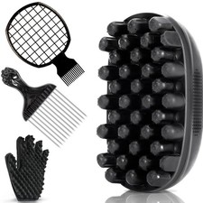 Curl Sponge for Black Hair, 4 Pack Hair Sponges for Men  Women, Twist King C...