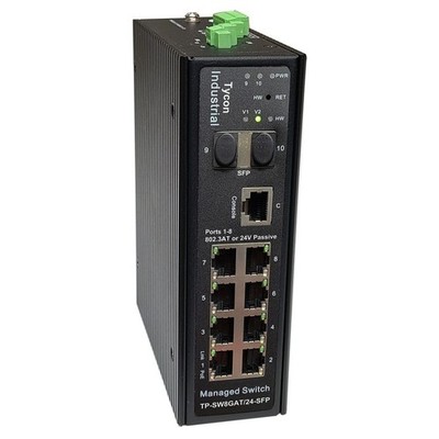 Tycon Systems Industrial Switch TP-SW8GAT/24-SFP
