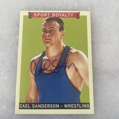 2008 Goudey Cael Sanderson Sport Royalty Auto - #GSR-CN signed 