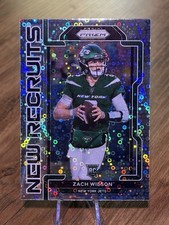 Zach Wilson 2021 Panini Prizm No Huddle Silver Prizm New Recruits Rookie RC Jets