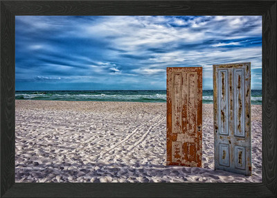 Destin Beach in Florida Gerahmtes Wandbild Poster Leinwanddruck Bild