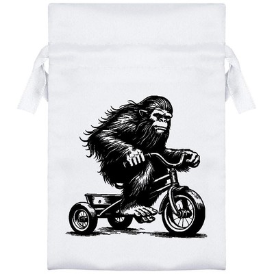 ''Bigfoot Riding Tricycle'' Satin Kordelzug Tasche/Beutel (SB053625)