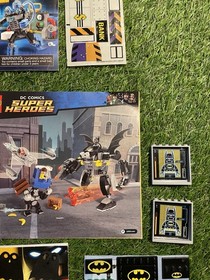 Lego DC Comics Super Heroes Manual + Minifigure Parts Lot Rare Wonder Woman Bane