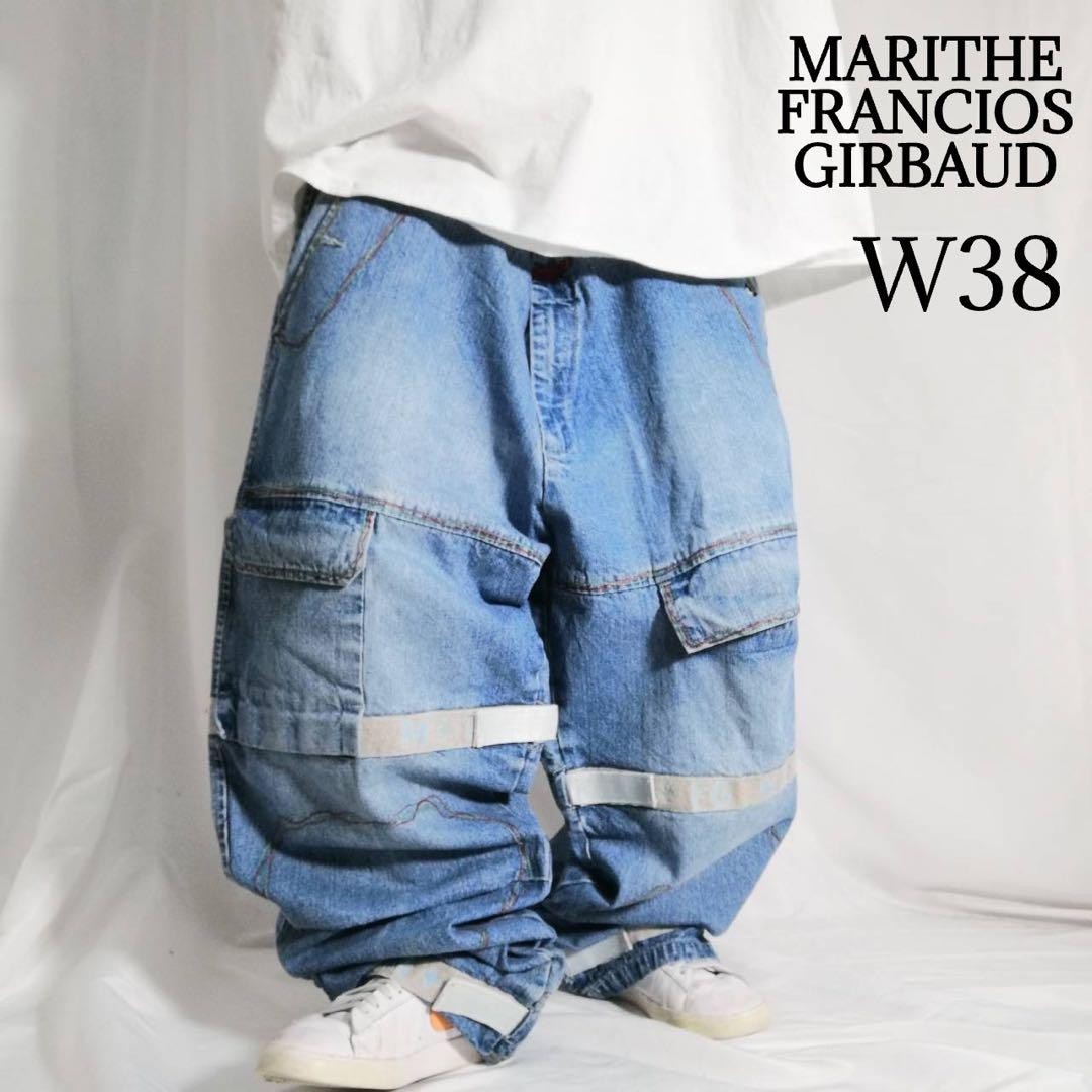 パンツ MARITHE FRANCOIS GIRBAUD shuttle pants 00s Girbaud Shuttle Pants Denim Cargo Baggy Pants MARITHE
