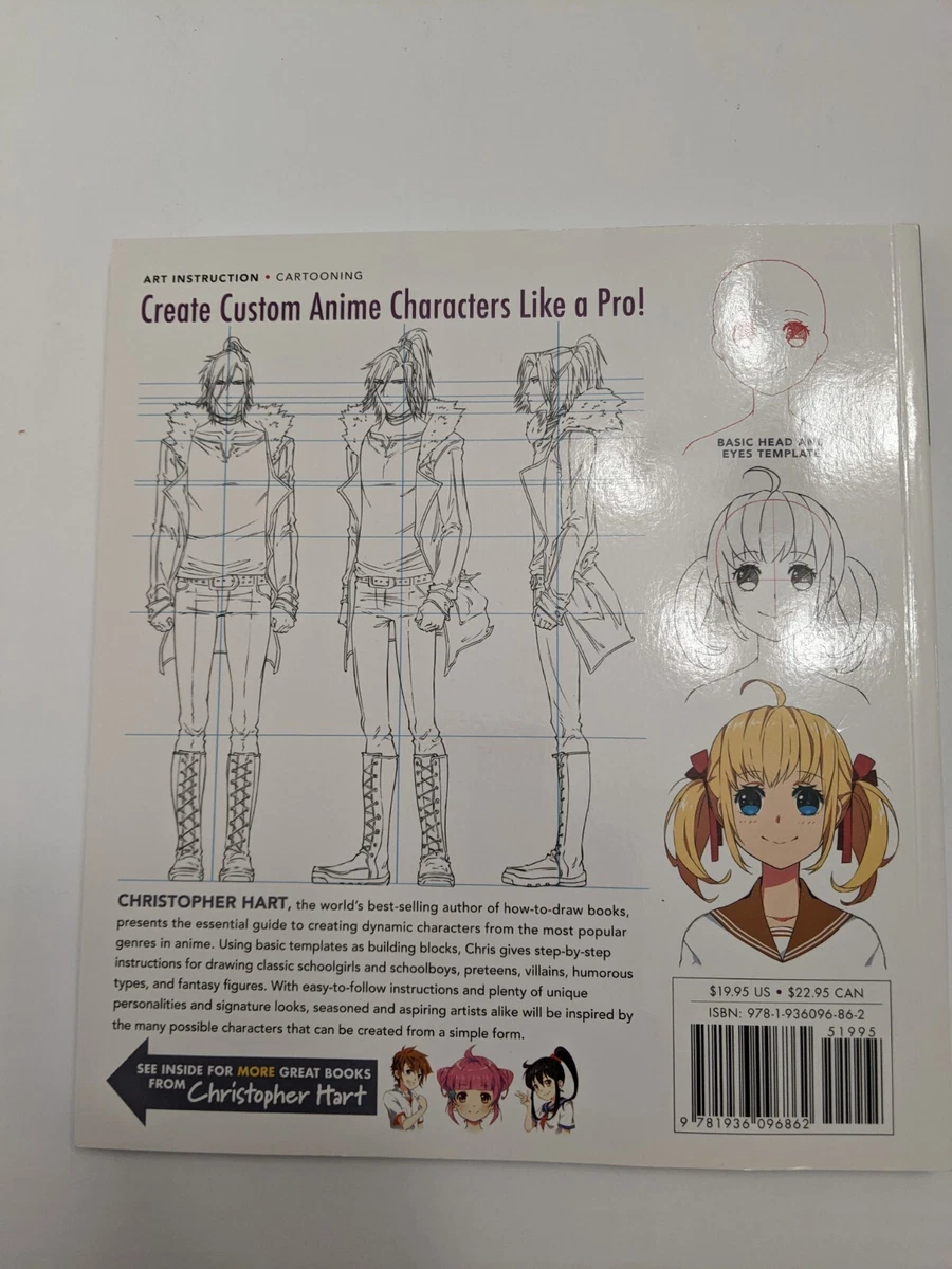 The Master Guide to Drawing Anime: How to Draw Original Characters from  Simple Templates by Christopher Hart, Paperback