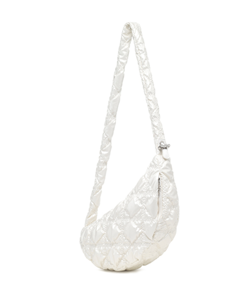 Carlyn Cozy Glow Bag - Pearl White / Tote, Shoulder