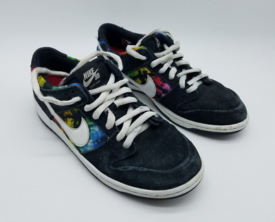 Nike Dunk Low Pro Ishod Ware Tie Dye Men's Size 9 Sneakers Black