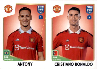 Panini Fifa 365 2023 Sticker 112 Antony/Cristiano Ronaldo