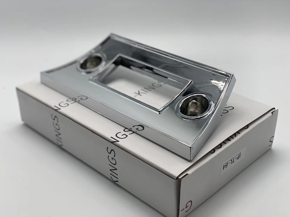 1966 Chevrolet Chevelle, El Camino, Malibu Chromed Radio Bezel - Image 1 of 3