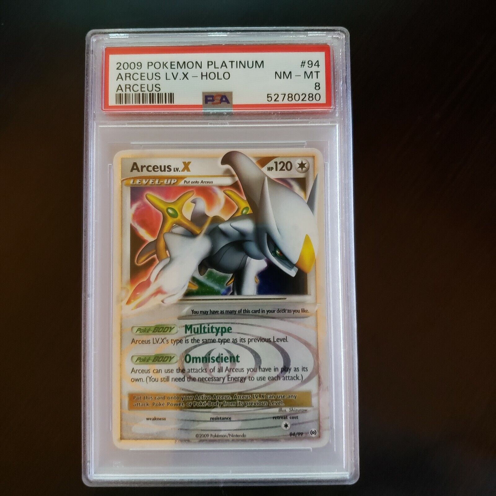 Arceus LV. X - Platinum - Arceus #94 Pokemon Card