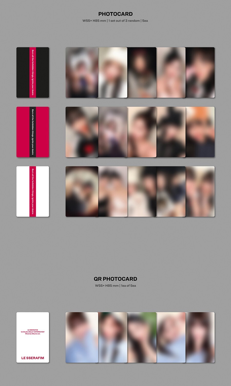 LE SSERAFIM UNFORGIVEN 赤 トレカ 20枚セット LE SSERAFIM UNFORGIVEN 赤 トレカ 20枚セット LE SSERAFIM UNFORGIVEN