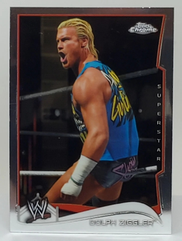 2014 Topps Chrome WWE Wrestling #18 Dolph Ziggler - Image 2 of 3