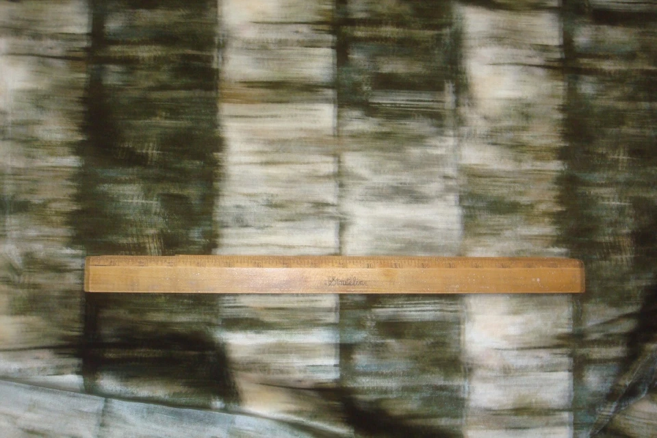 3.69 yds Brentano Fabric Velvet Moss Green Stripe Upholstery 54" x 133" BTP - Image 4 of 4