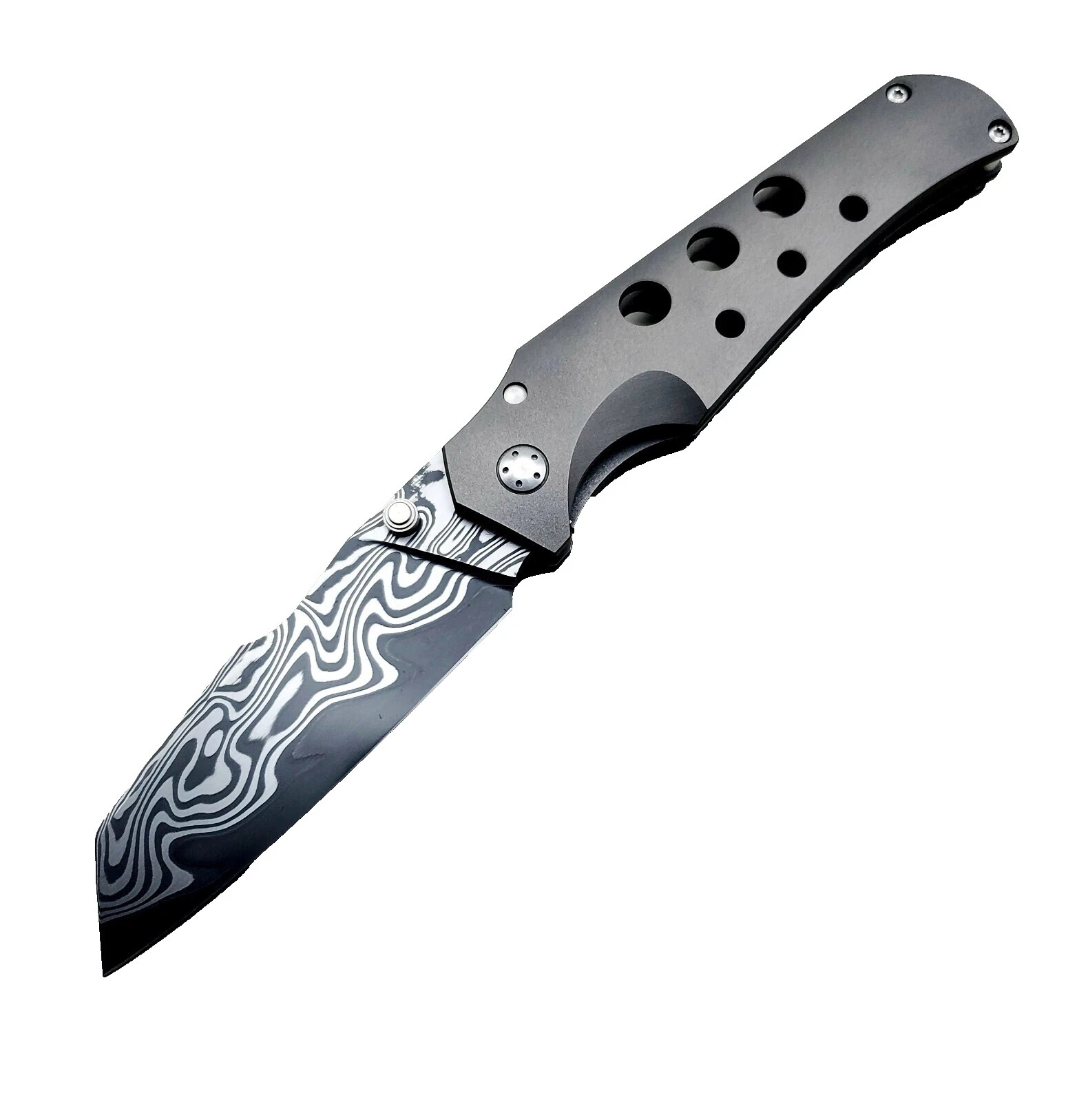 Titanium Handle Right-Handed Collectible Modern Fixed Blade Knives