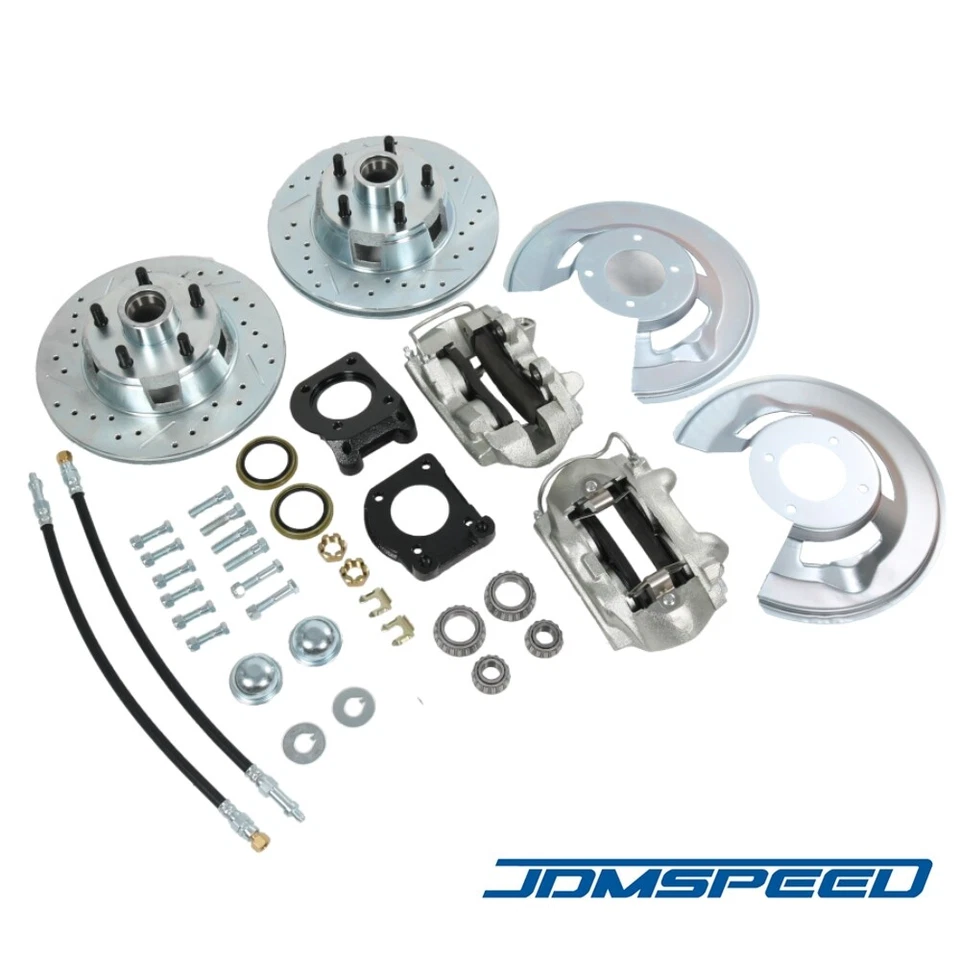 Kit de conversión de freno de disco delantero con rotores de 11" para Ford Mustang 1964-73 Foto 2 de 4