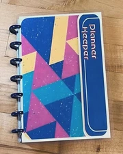 Planner Keeper Retro Trapper Front/Back Cover Set 4 use with MINI HAPPY Planner~
