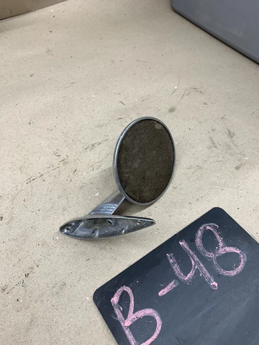 1967 1968 Ford Mustang Cougar Comet Maverick Round Mirror Base Project Rough Use