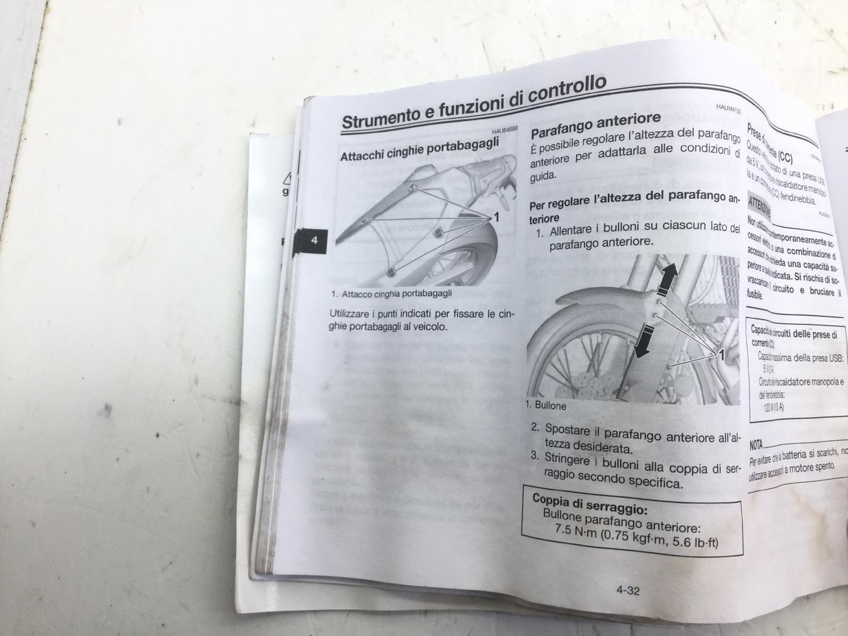 Yamaha Tenere World Raid 700 2022 2024 Maintenance And Use Manual