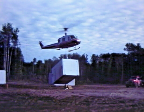 16mm Bell Film "The Fly-in Drill Rig" Bell 204B Iroquois Helicopter Very NICE - Picture 7 of 19