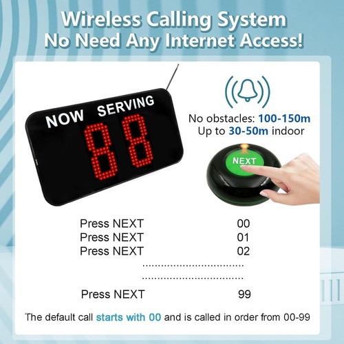 Now Serving Number System Take a Number System Number Calling System - Zdjęcie 8 z 14