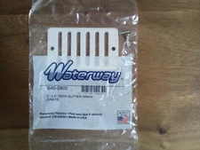 Waterway 640-2800 2" X 4" Pool Deck/Gutter Drain Grate-White Waterway Plastics
