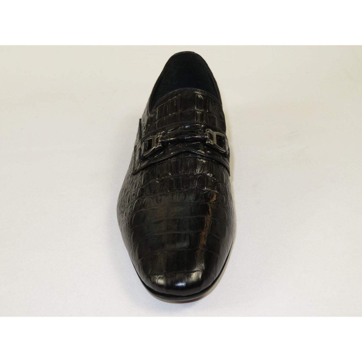 Men's GENIO Genuine Crocodile Embossed Leather Shoes Turkey