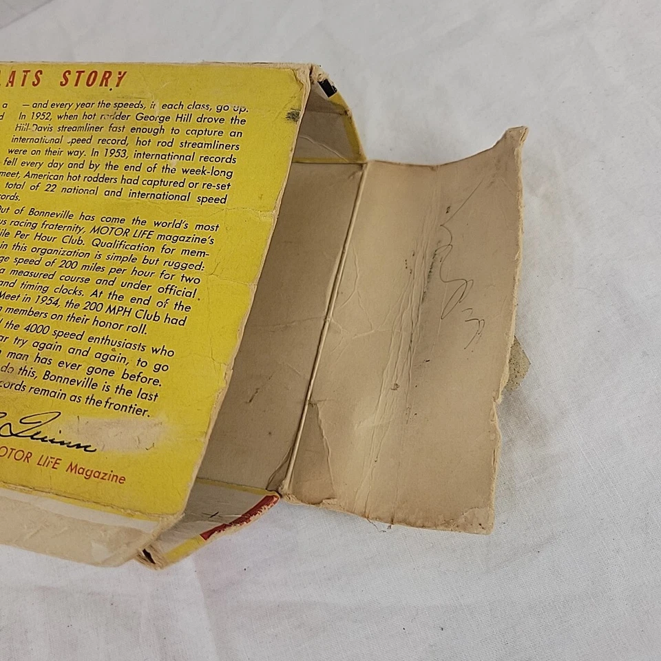 Coche de carreras Bonneville Salt-Flats de colección fricción especial #510: 198 azul Mattel con caja Foto 4 de 4