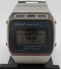 Vintage Seiko Quartz LC Stainless Steel Digital Watch - A133-5000 - New Battery