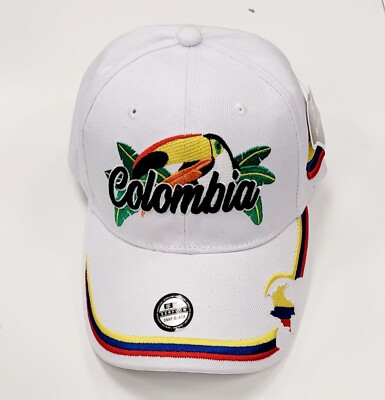 GORRA BORDADA COLOMBIA CON TUCAN - EMBROIDERED SNAPBACK CAP HAT