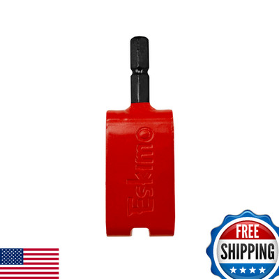 Eskimo 43416 Ice Anchor Install Adapter for Shelters - Red