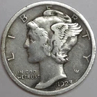 1923-P Mercury Dime - VF (Lot#1)